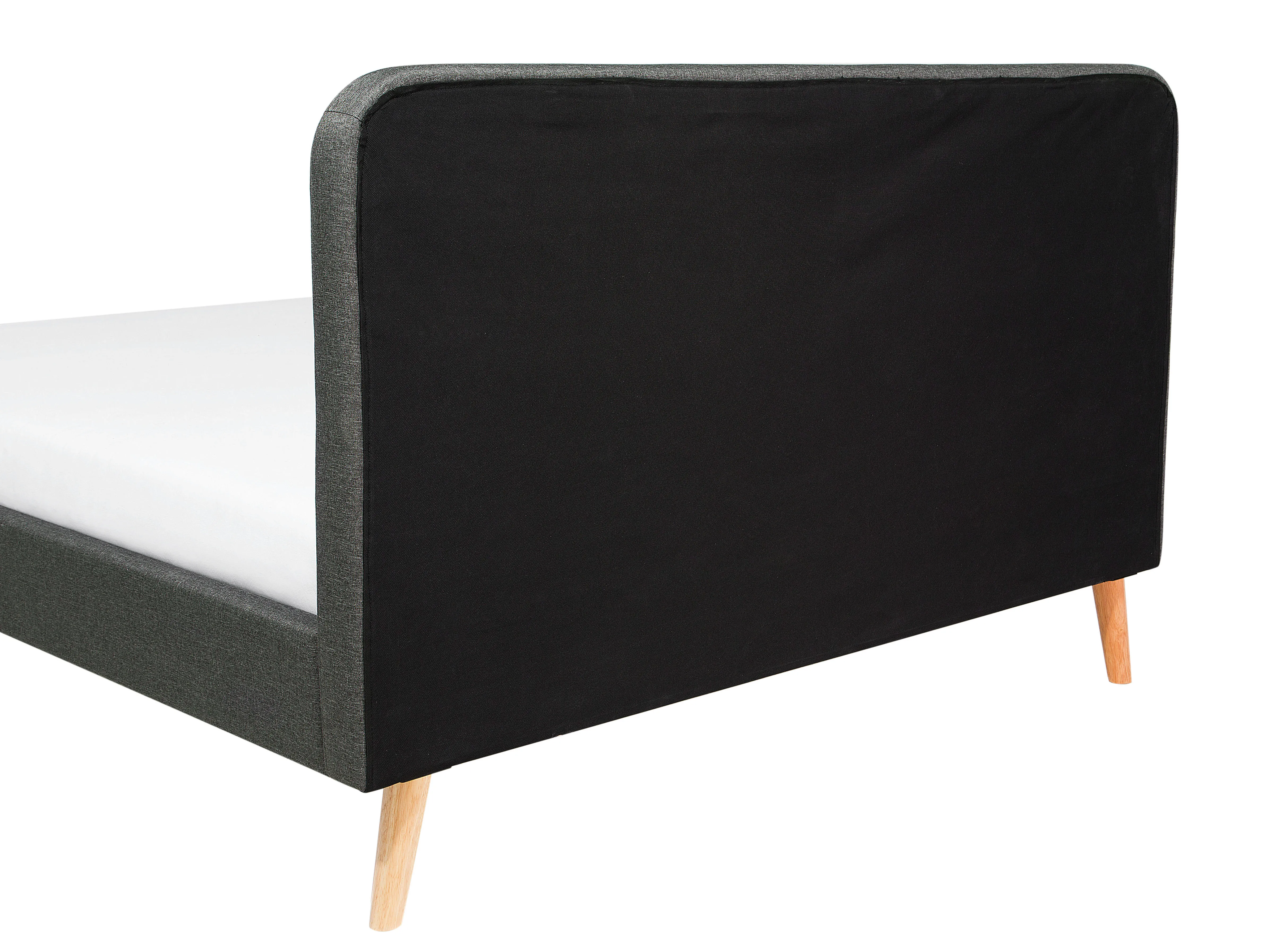 Bed Stof RENNES 180 x 200 cm Donkergrijs