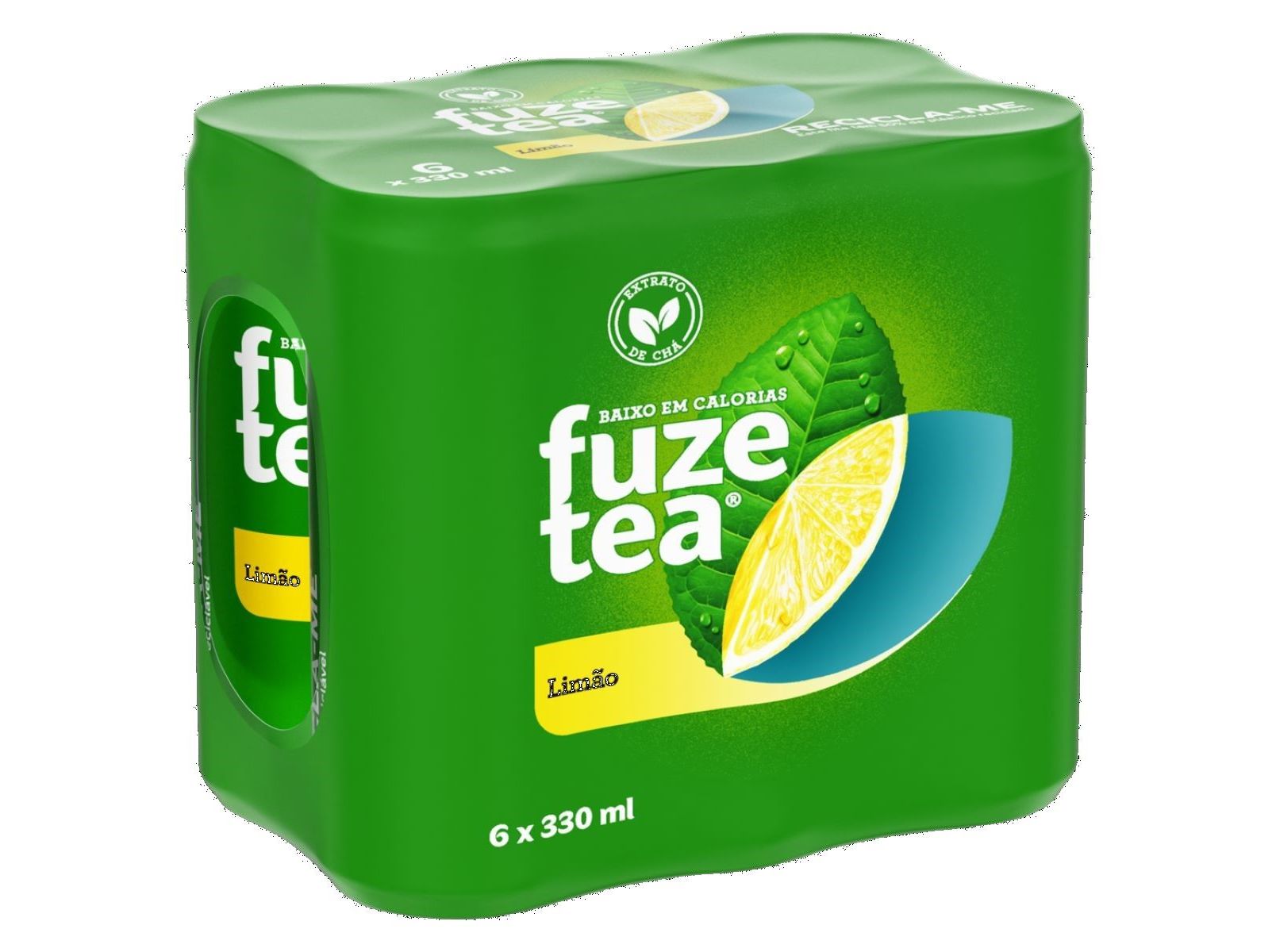 ICE TEA FUZE TEA LIMÃO LATA 6X0.33L
