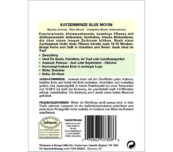 Thompson & Morgan Samen Katzenminze 'Blue