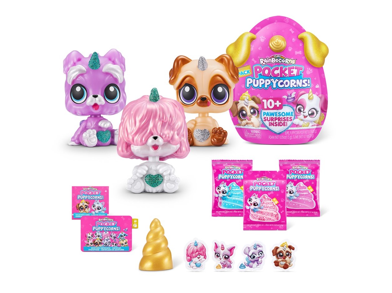 POCKET PUPPYCORNS RAINBACORNS MODELOS SORTIDOS