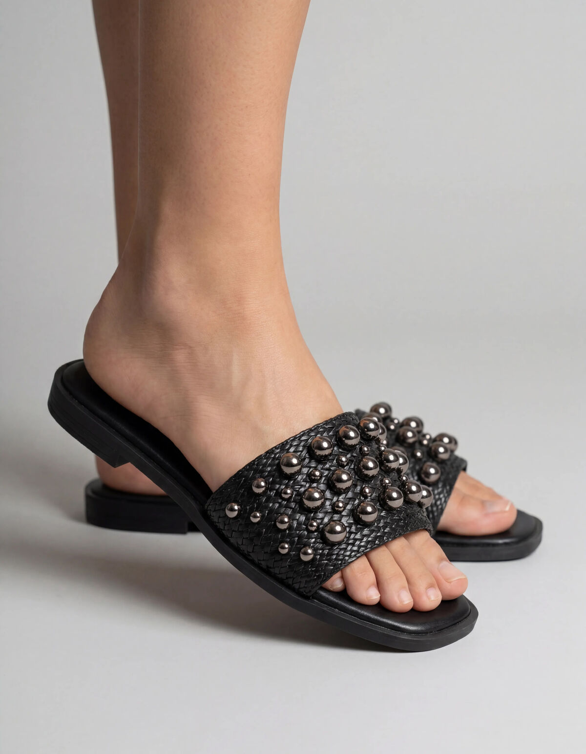 Charm Slipper Zwart
