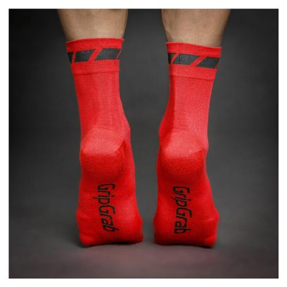 Chaussettes GripGrab Classic Regular Cut Rouge