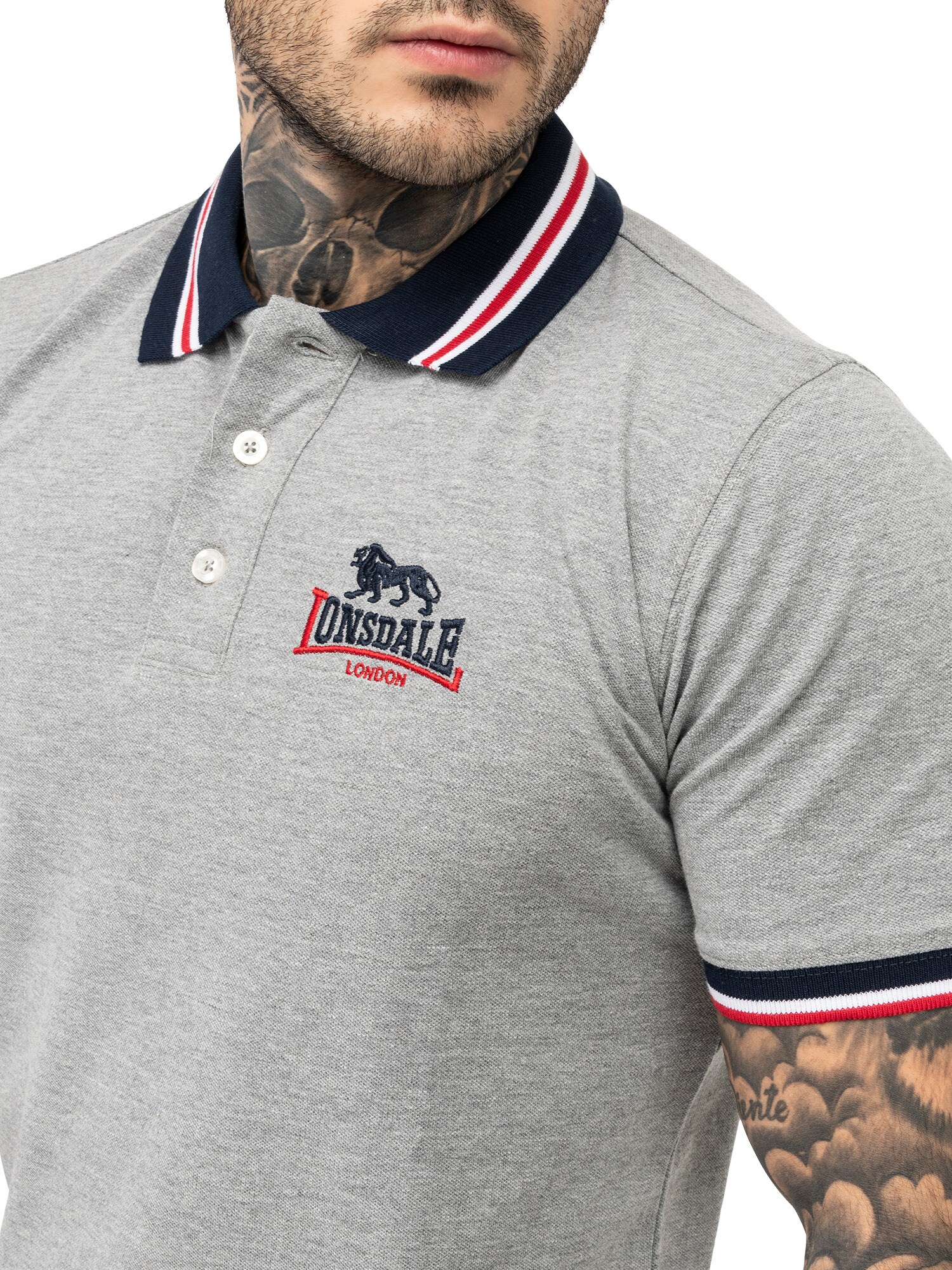 Lonsdale Herren Poloshirt schmale Passform OCCUMSTER