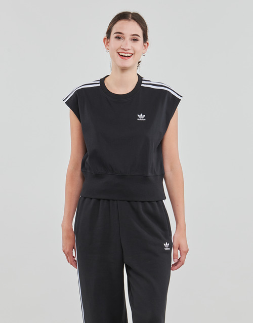 adidas Originals - WAIST CINCH TEE - noir