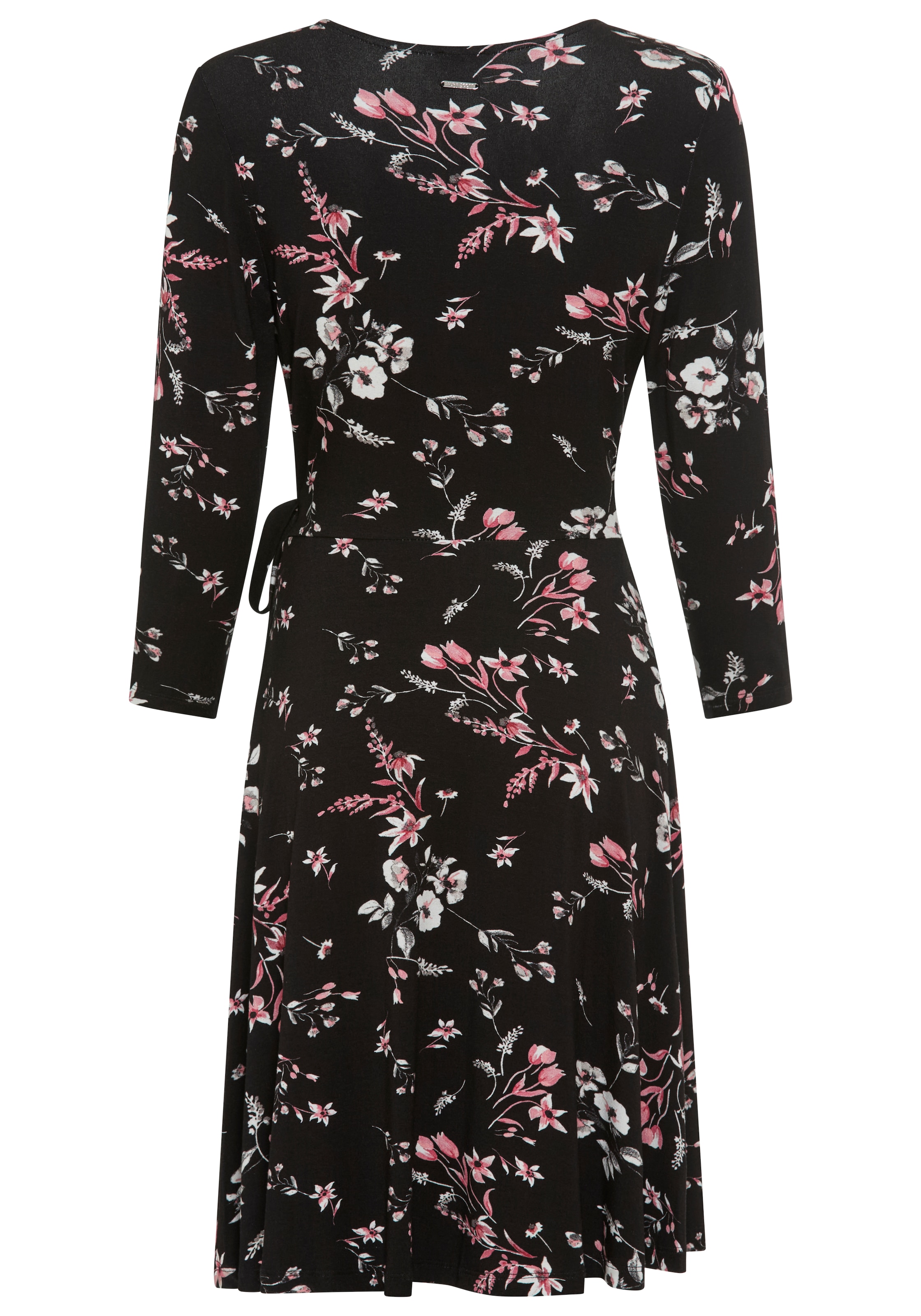 Laura Scott Sommerkleid figurbetonter Schnitt,  geblümtes Design,  aus Single Jersey
