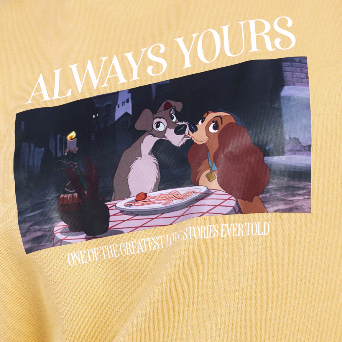 Gina Disney Classics Sweatshirt mit großem Motiv gelb