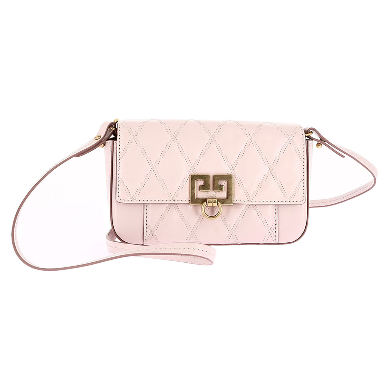 Givenchy Mini sac bandoulière en Cuir rose - Très bon état - L.18 cm
