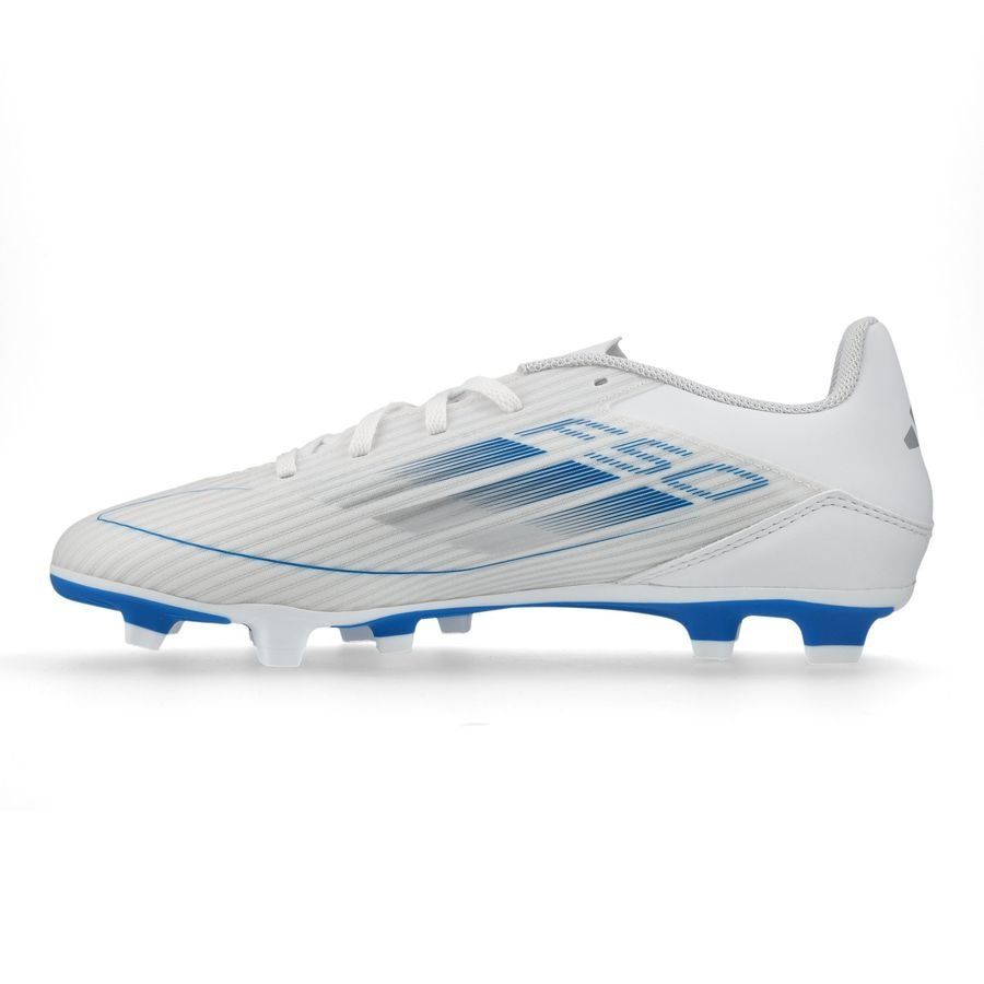 adidas F50 Club FxG Polar Victory - Blanc/Argenté/Bleu
