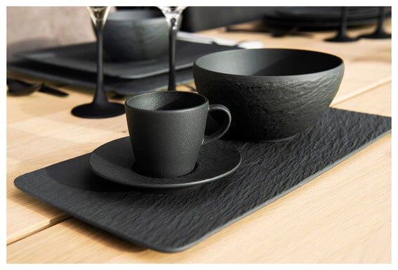 Villeroy & Boch Teller flach MANUFACTURE ROCK grau/ schwarz