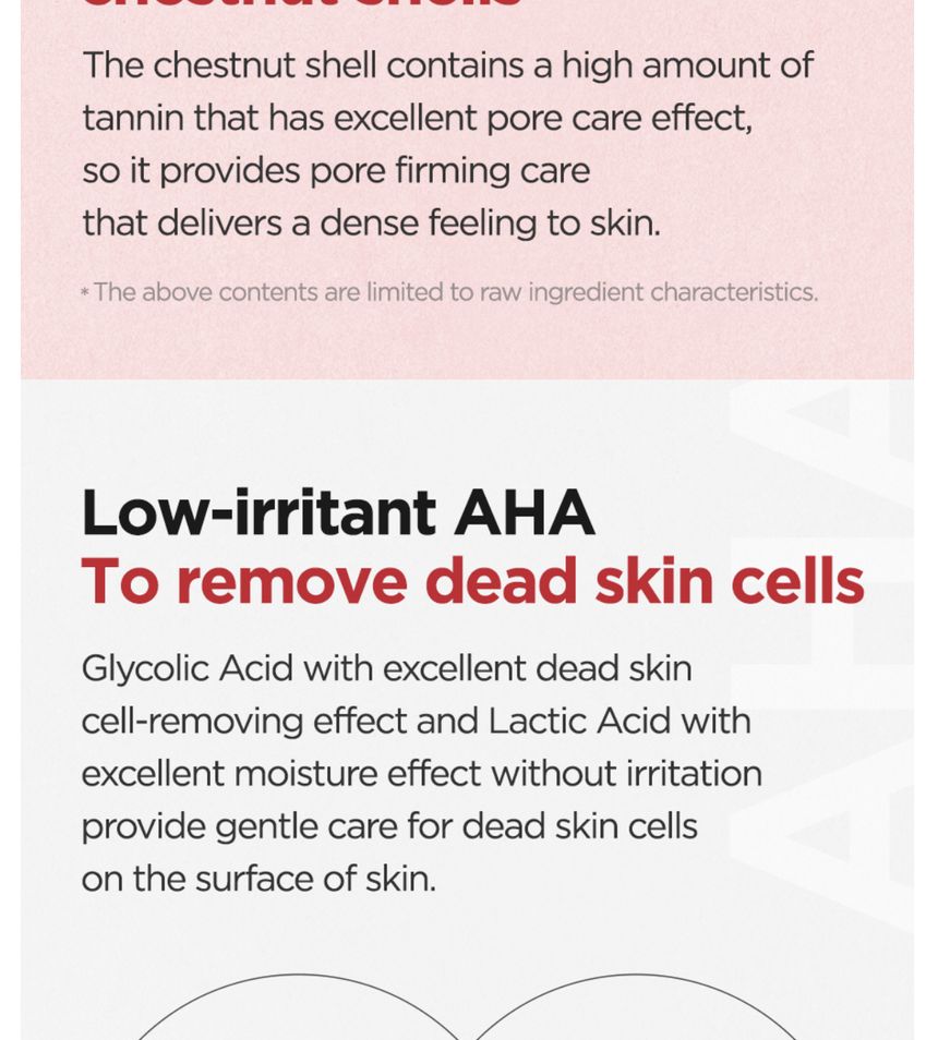 Isntree - Kastanje AHA 8% Clear Essence Mini