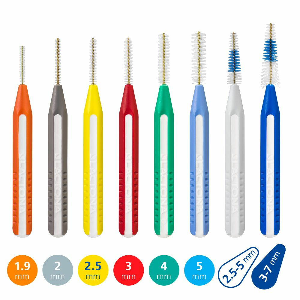 Lactona EasyGrip Ragers Recht XX-Small 2,5mm Geel5 stuks