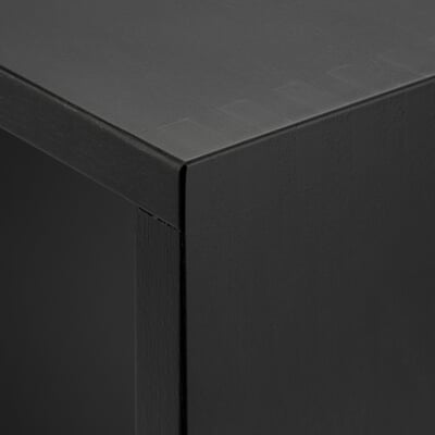 Ulmer Hocker farbig, Schwarz