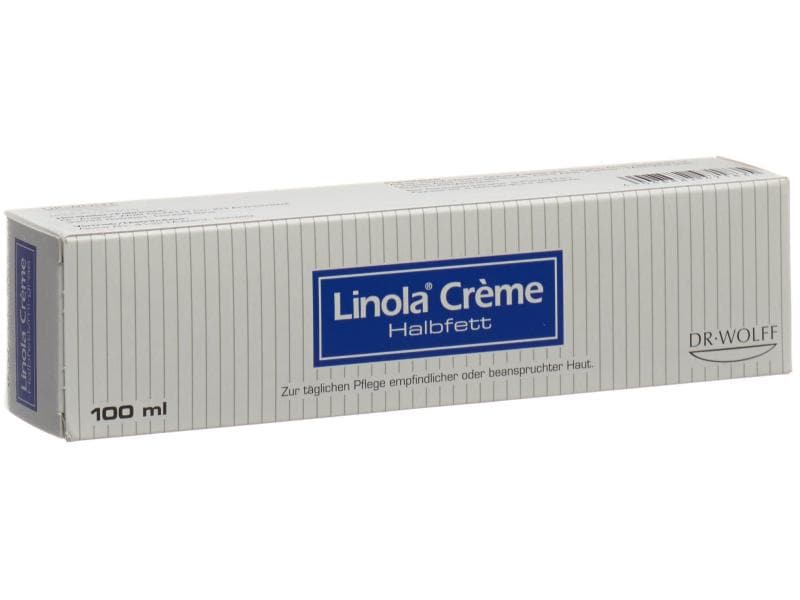 Linola Crème halbfett 100 ml Hautschutzcreme zur Pflege bei trockener, juckender Haut