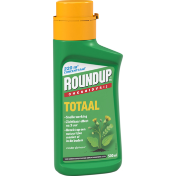 ROUNDUP® PA totaal onkruidvrij concentraat 500 ml