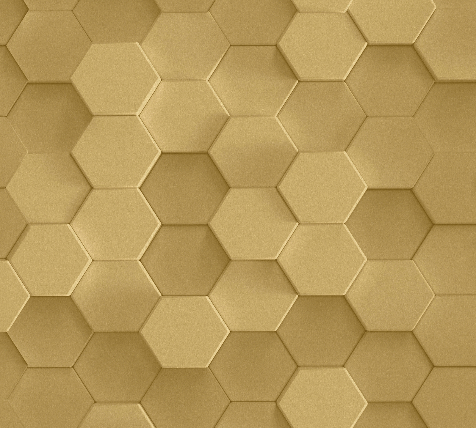 Vliestapete PINTWALLS - 3D-Optik - gold - 10 Meter
