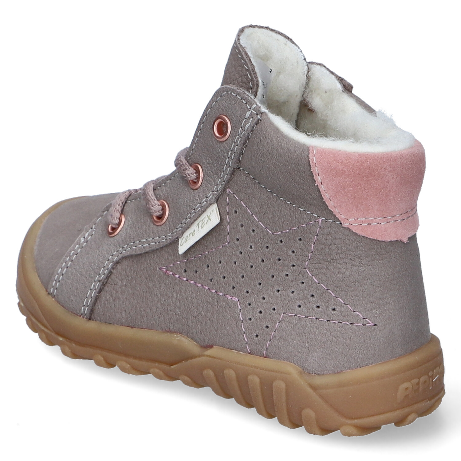 Pepino Winterstiefeletten DENNY - kies/rosa