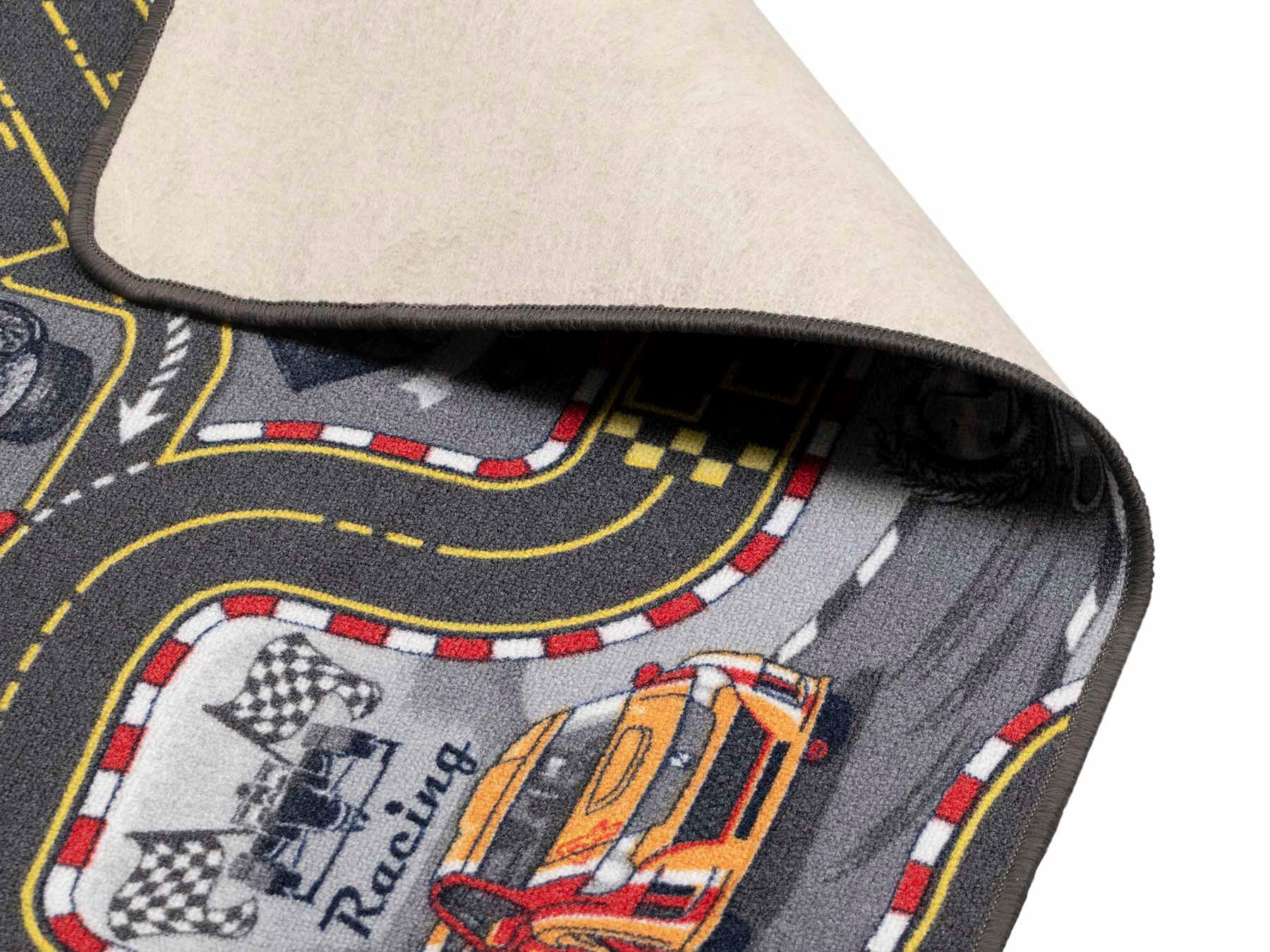 Primaflor-Ideen in Textil Kinderteppich »Spielteppich CARS« rechteckig 6,5 mm Höhe Kurzflor, Strassen-Spiel-Teppich, Motiv Autos, Kinderzimmer