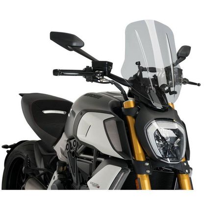 Bulle Puig Touring Réglable - Gris