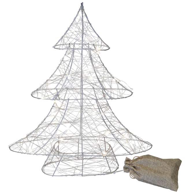 LED-Tannenbaum - 34 x 7,5 x 40 cm