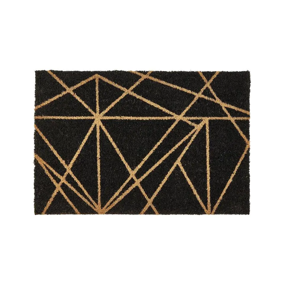 KISOKOMA - Deurmat - Zwart - 40 x 60 cm - Kokos
