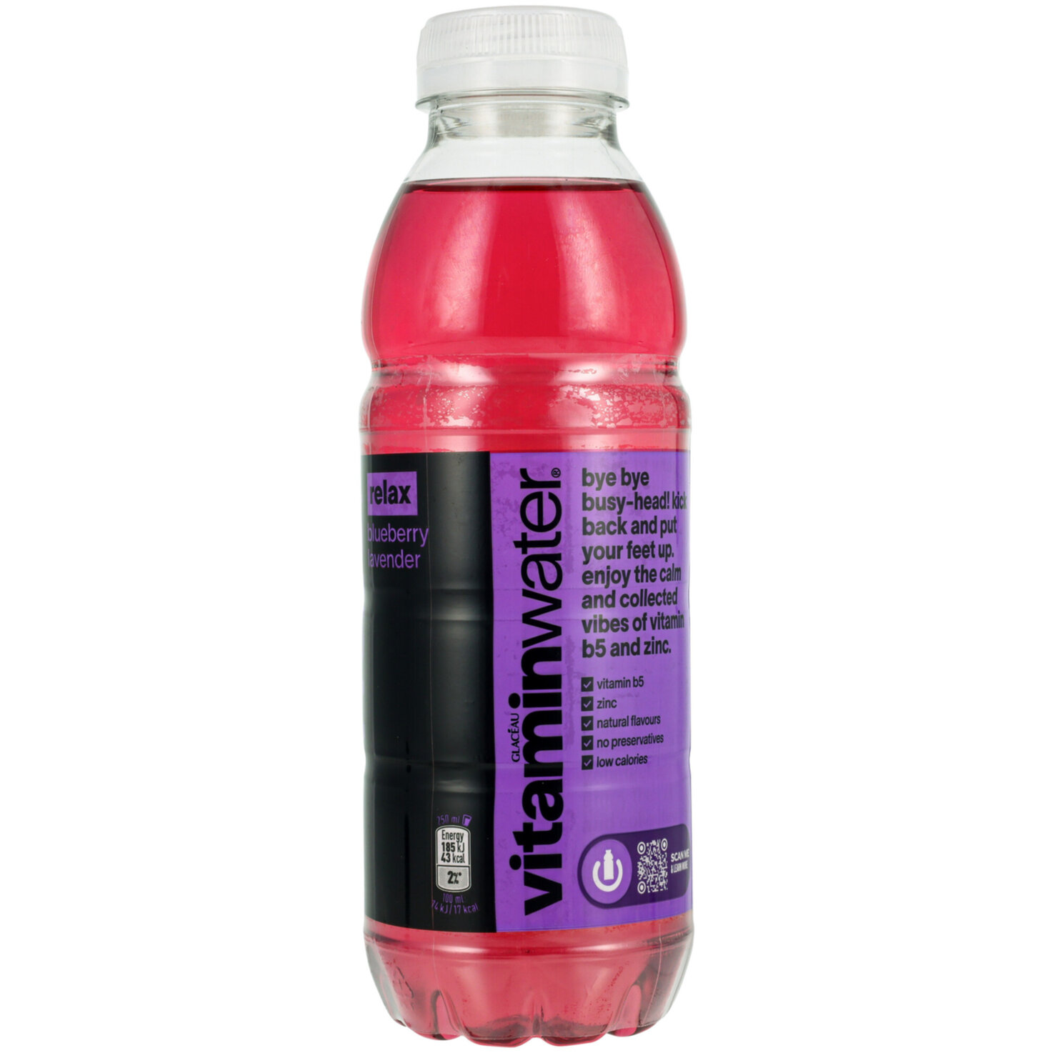 Vitaminwater relax Heidelbeere Lavendel 6x 50cl -6x 50cl