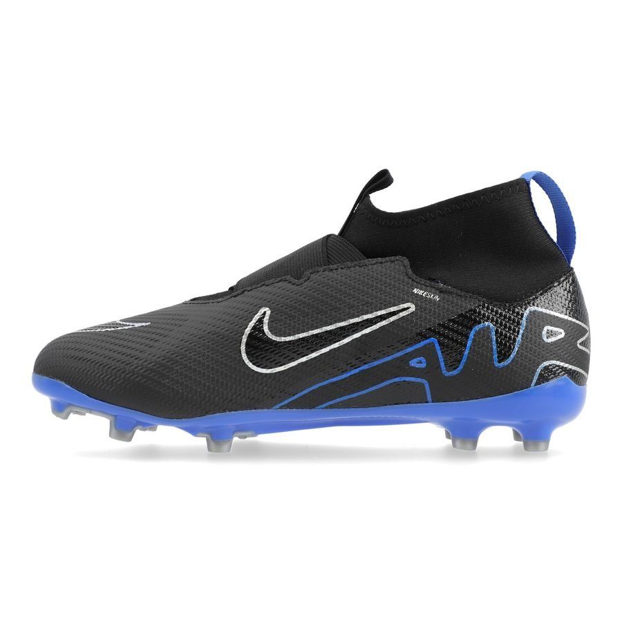 Nike Air Zoom Mercurial Superfly 9 Pro FG Shadow - Noir/Chrome/Bleu Enfant