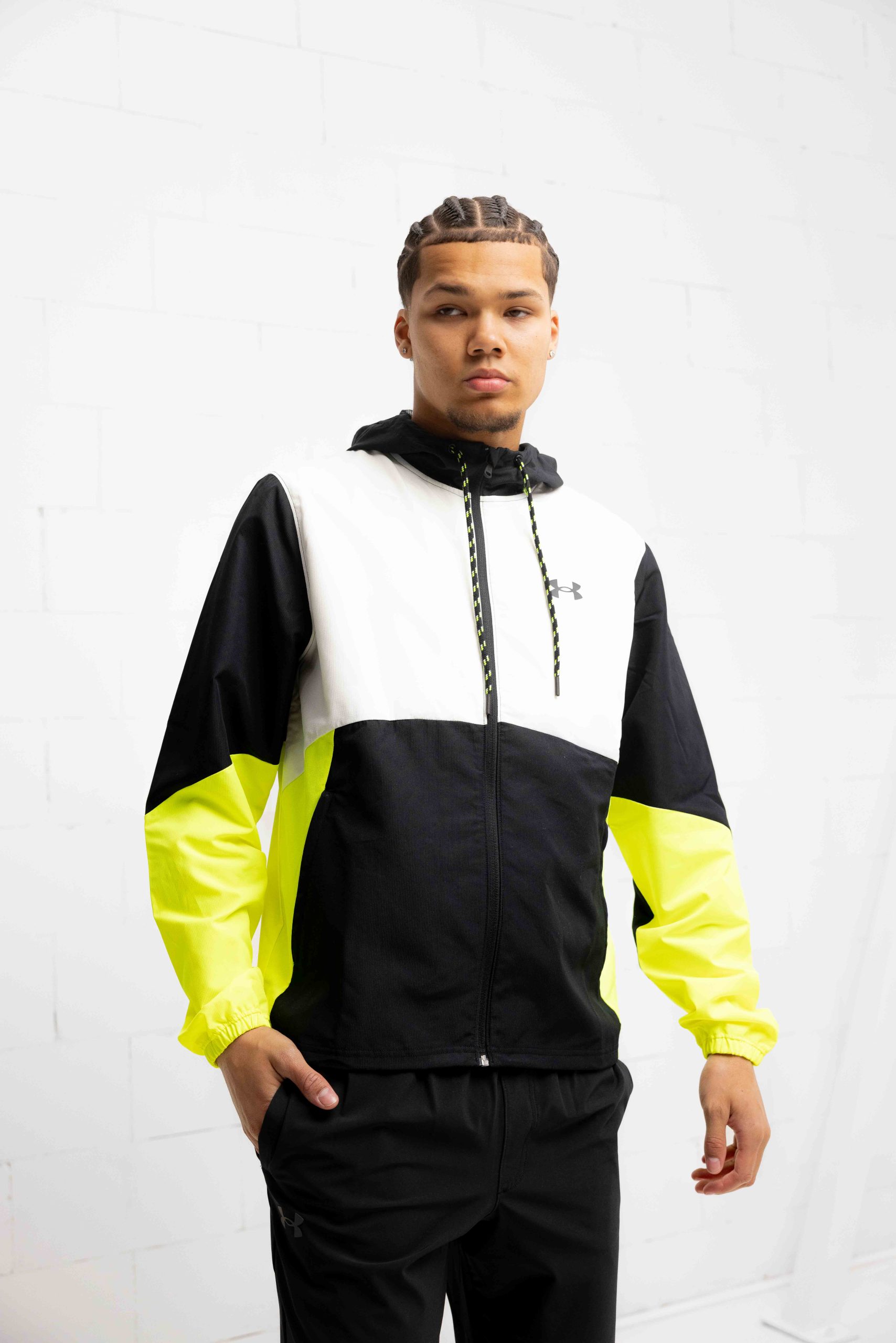 Under Armour Icon Legacy Windjack Heren Zwart/Wit
