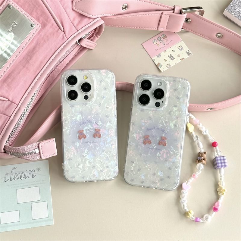 Elliure - Bear telefoonhoesje / bandje / set - Apple iPhone 16 Pro Max / 16 Pro / 16 Plus / 16 / 15 Pro Max / 15 Pro / 15 Plus / 15 / 14 Pro Max / 14 Pro / 14 Plus / 14 / SE / 13 Pro Max / 13 Pro / 13