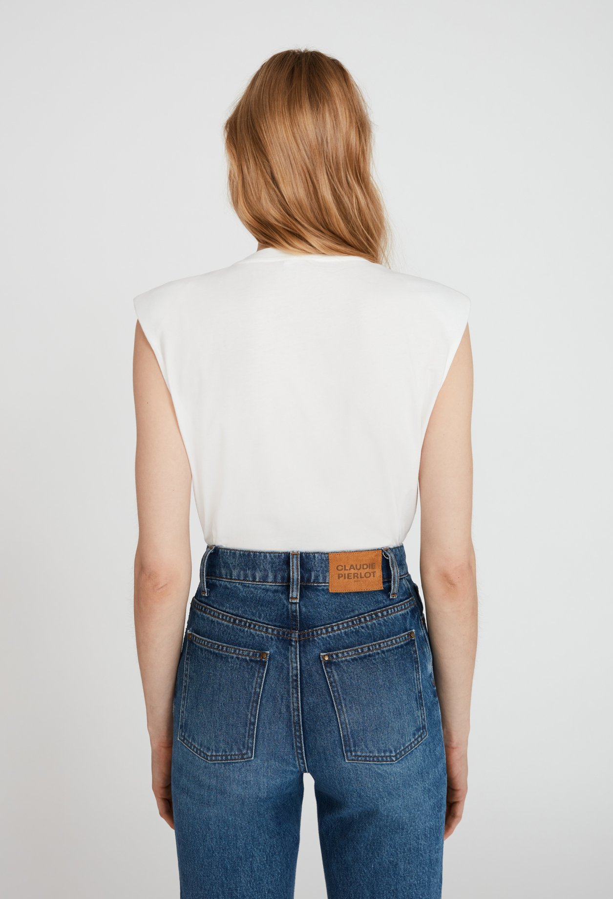 T-shirt coton sans manche