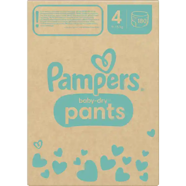 Baby Dry Pants Gr. 4 (9-15kg) Monatsbox
