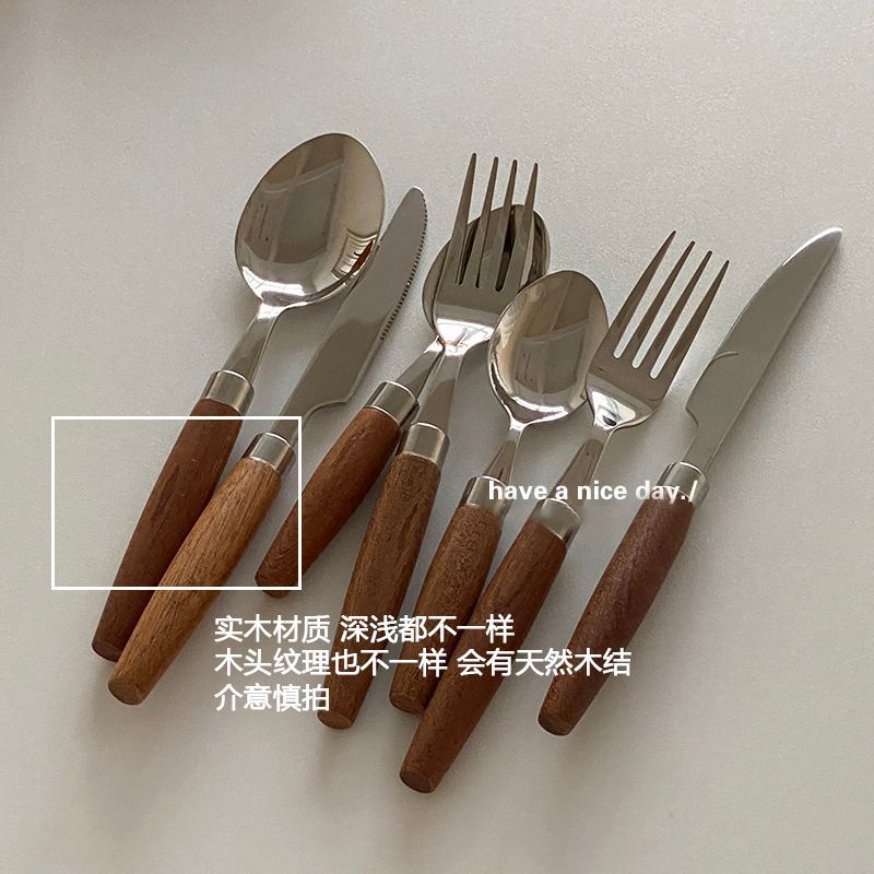 Hashi - Mes / Vork / Lepel van roestvrij staal