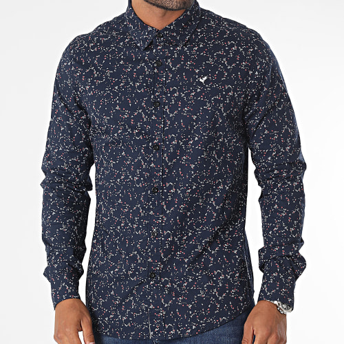 Chemise Manches Longues Chevy Bleu Marine Floral