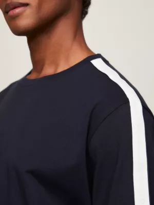 Camiseta TH Established Logo Tape Lounge