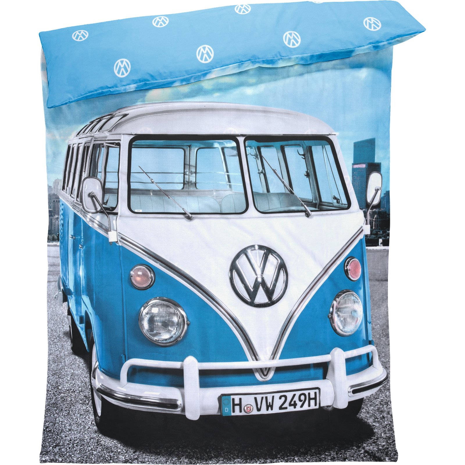 Bettwäsche Renforcé VW hellblau