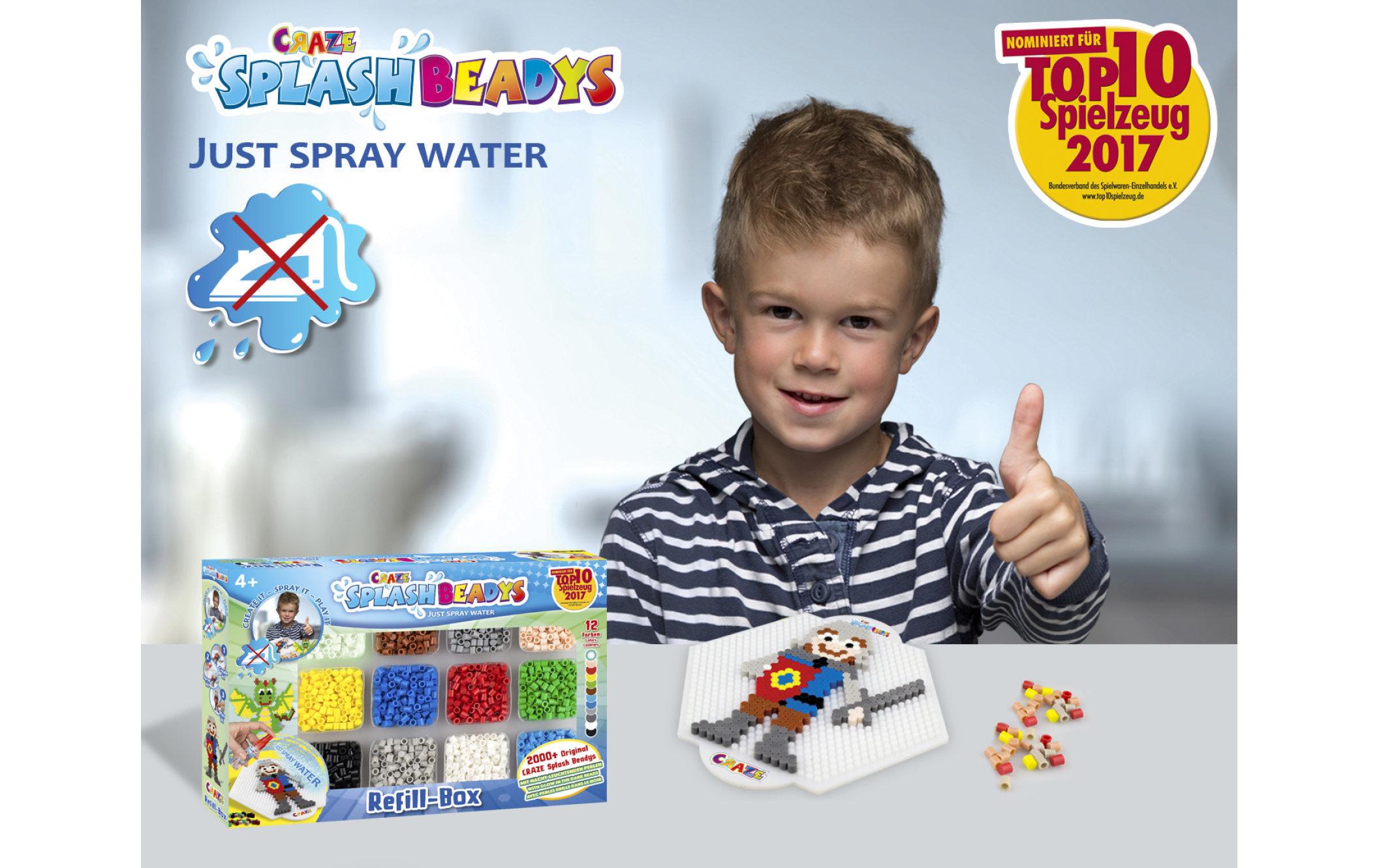 Splash Beadys Refill Set Boys MehrfarbigPerlen für Motivbilder