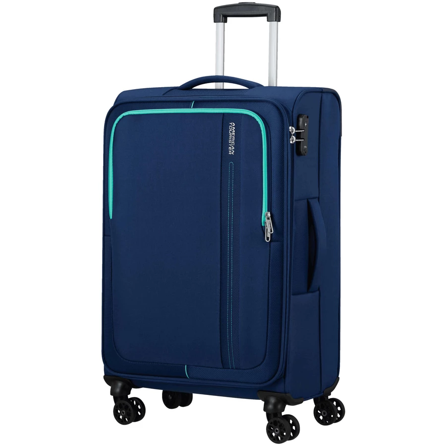 American Tourister Sea Seeker - 4-Rollen-Trolley M 68 cm combat navy