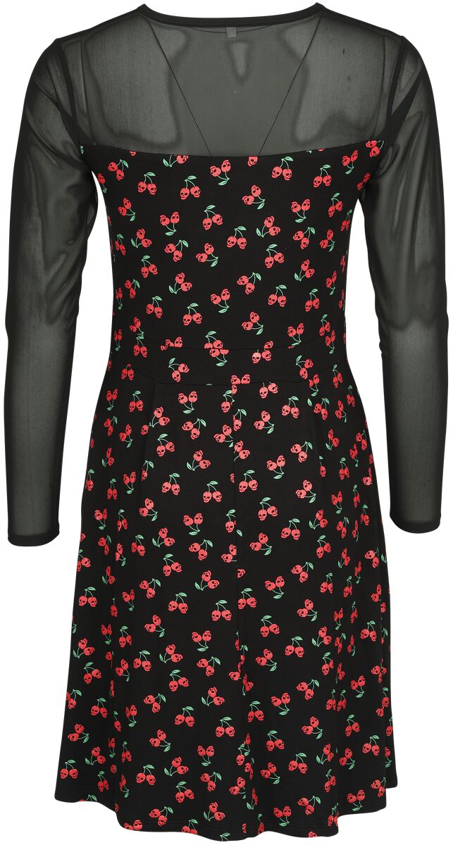 Robe en Mesh avec Cerises | Rock Rebel by EMP Robe mi-longue