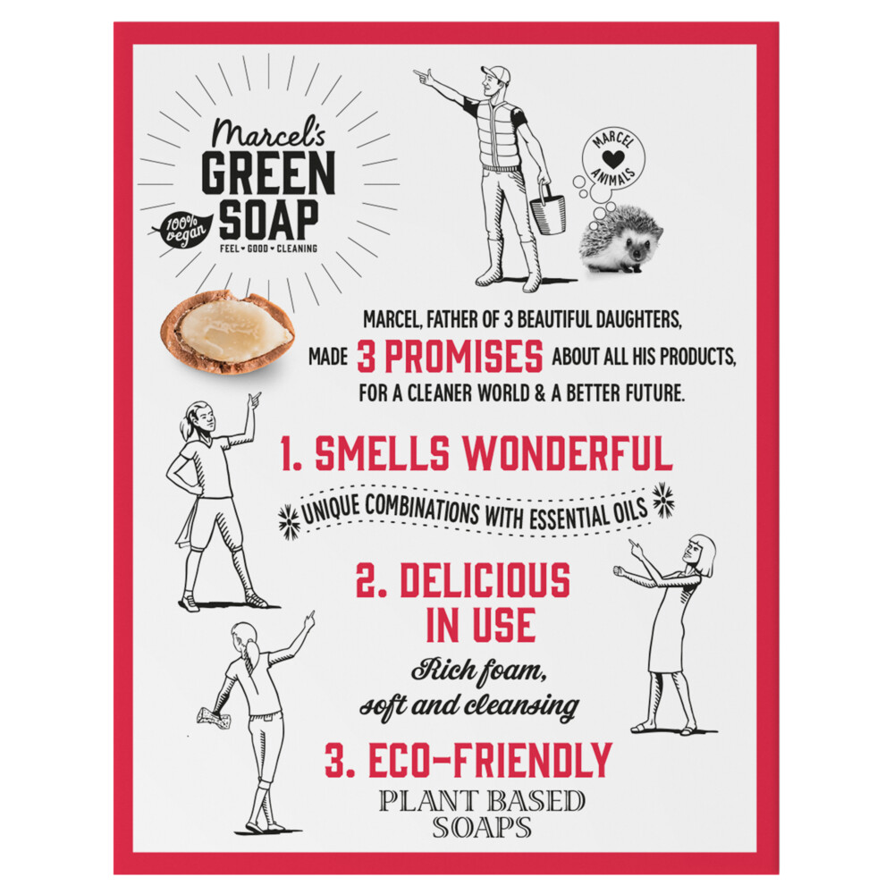 Marcel's Green Soap Shampoobar Argan & Oudh90 gr