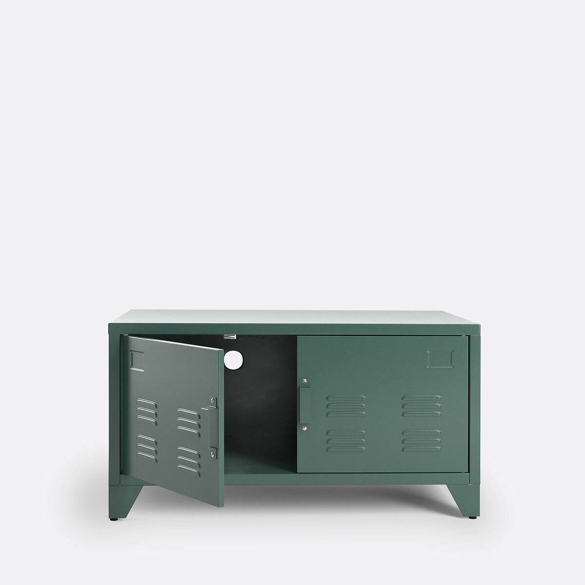 LA REDOUTE INTERIEURS<br>Móveis baixos de metal, 2 portas, Hiba