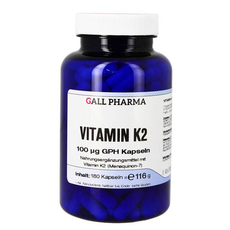 Vitamin K2 100 ug GPH Kapseln, 180 St