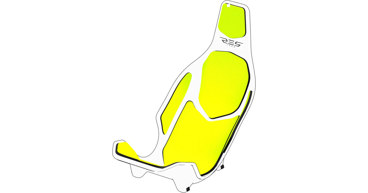 Res-TechX1 Carbon Seat gamestoel  (Geel)