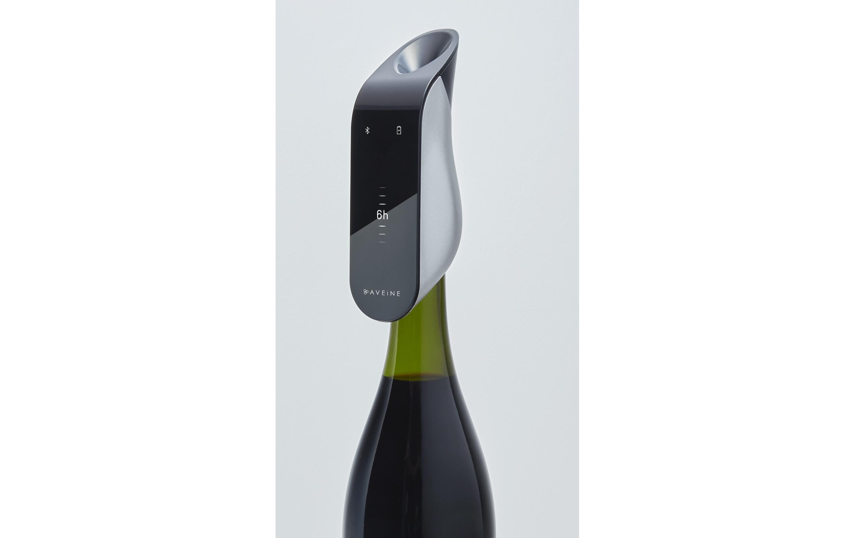 Wein-Belüfter Original 1 Stück, Schwarz/Silber<br>Intelligenter Belüfter für Wein