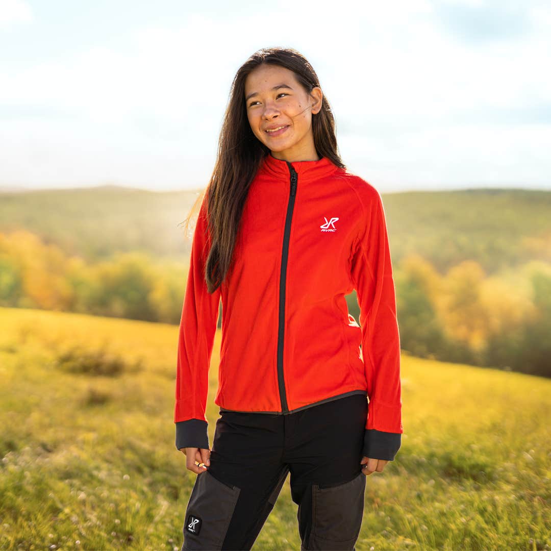 Trekker Fleece Teens Lava