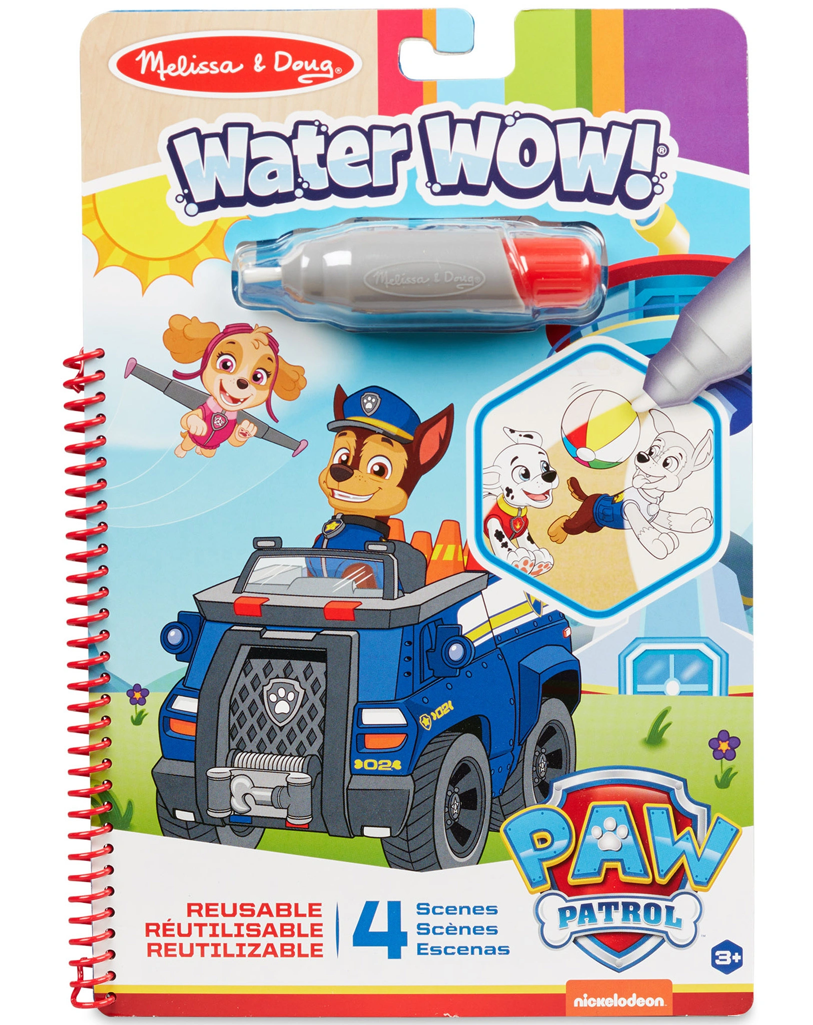 Malblock PAW PATROL - CHASE mit Stift