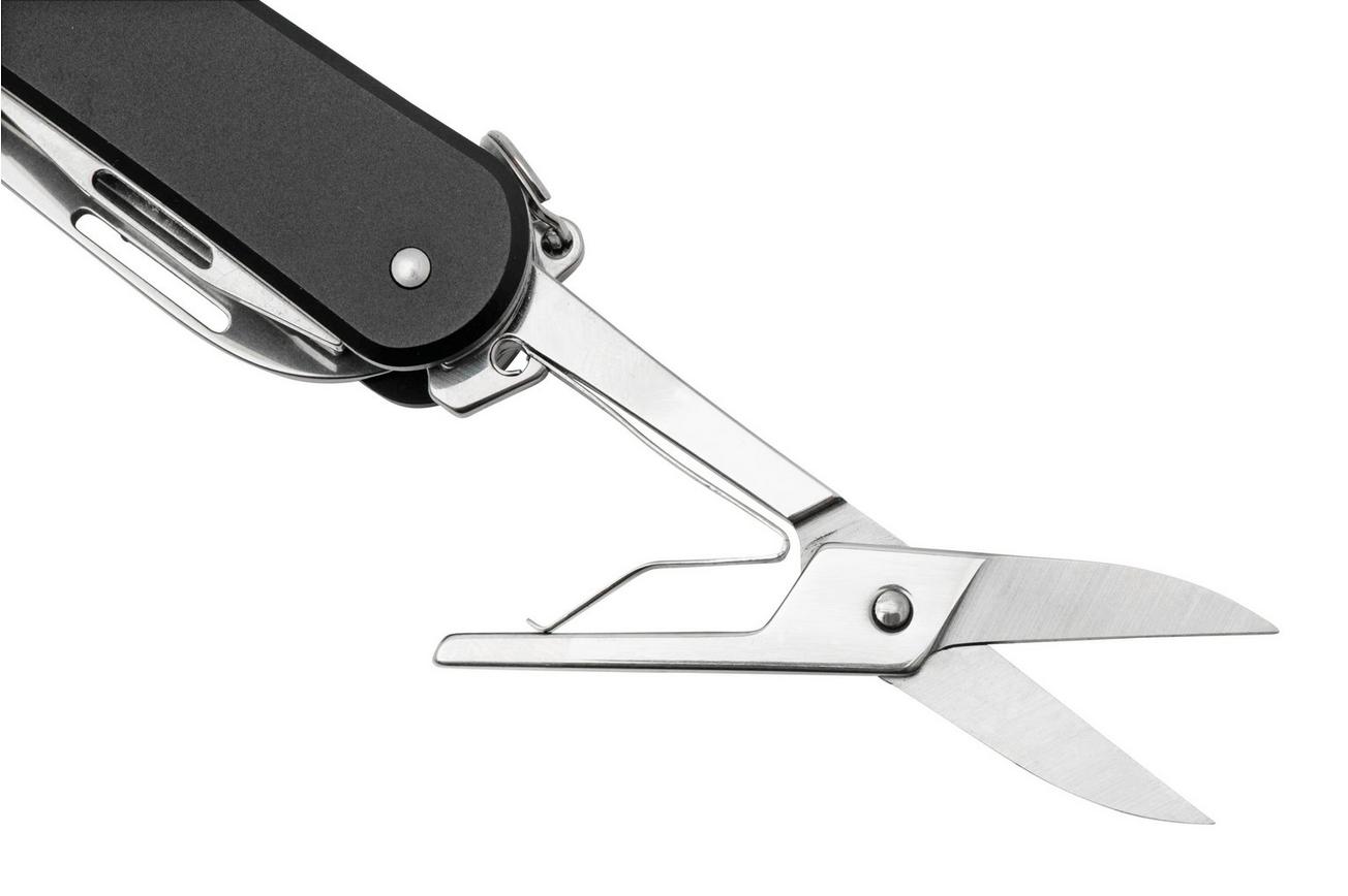 FOX Vulpis 5-Tools FX-VP130-SF5BK, N690co, Aluminium, Black, Zwitsers zakmes