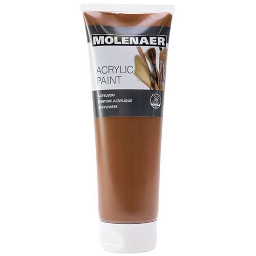 Molenaer acrylverf brown - 250 ml