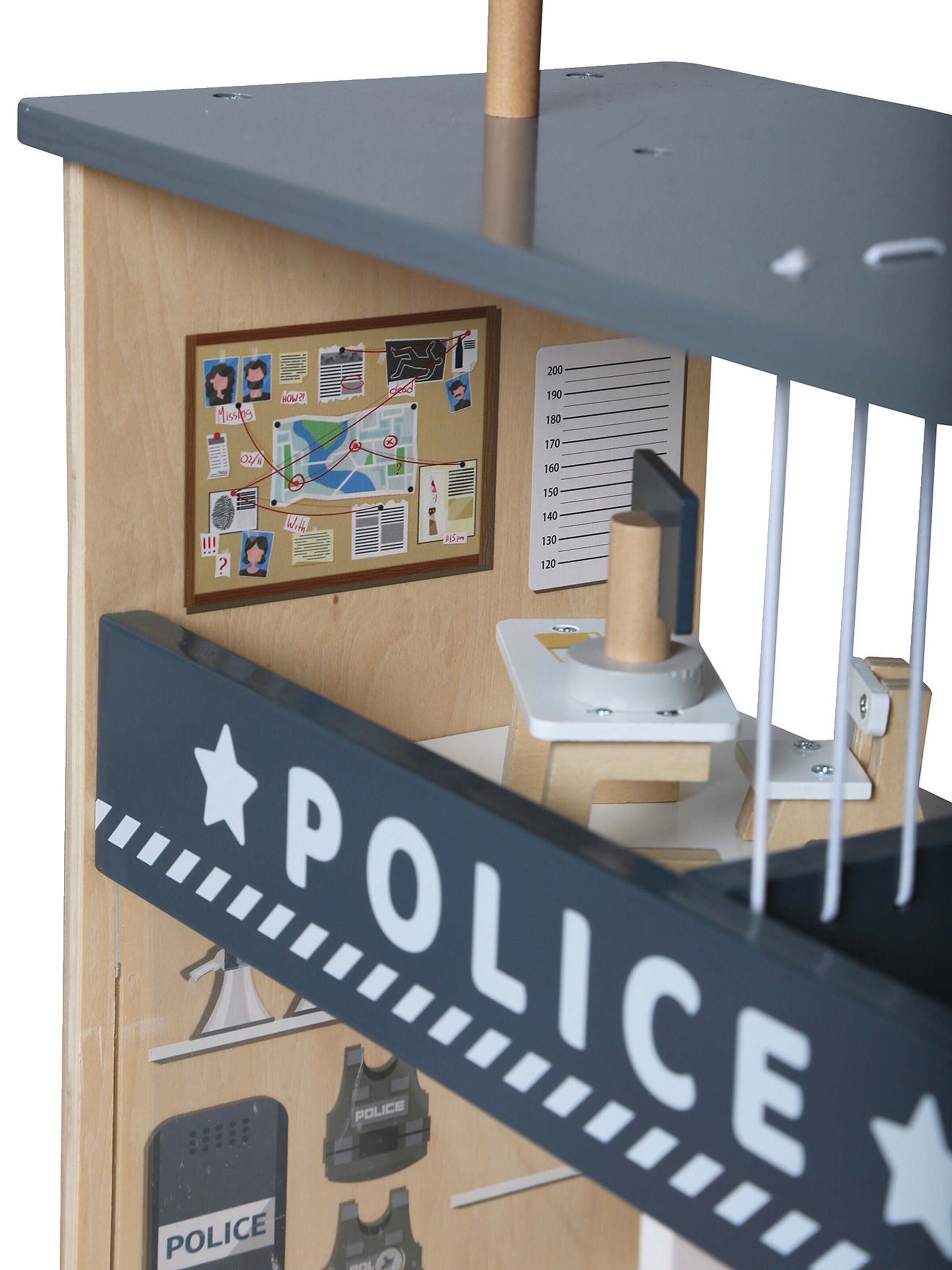 Vertbaudet Einsatzzentrale für Polizei und Feuerwehr, Holz FSC® weiß