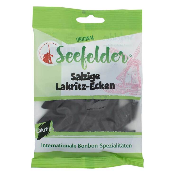 Seefelder salzige Lakritz-Ecken KDA, 100 g