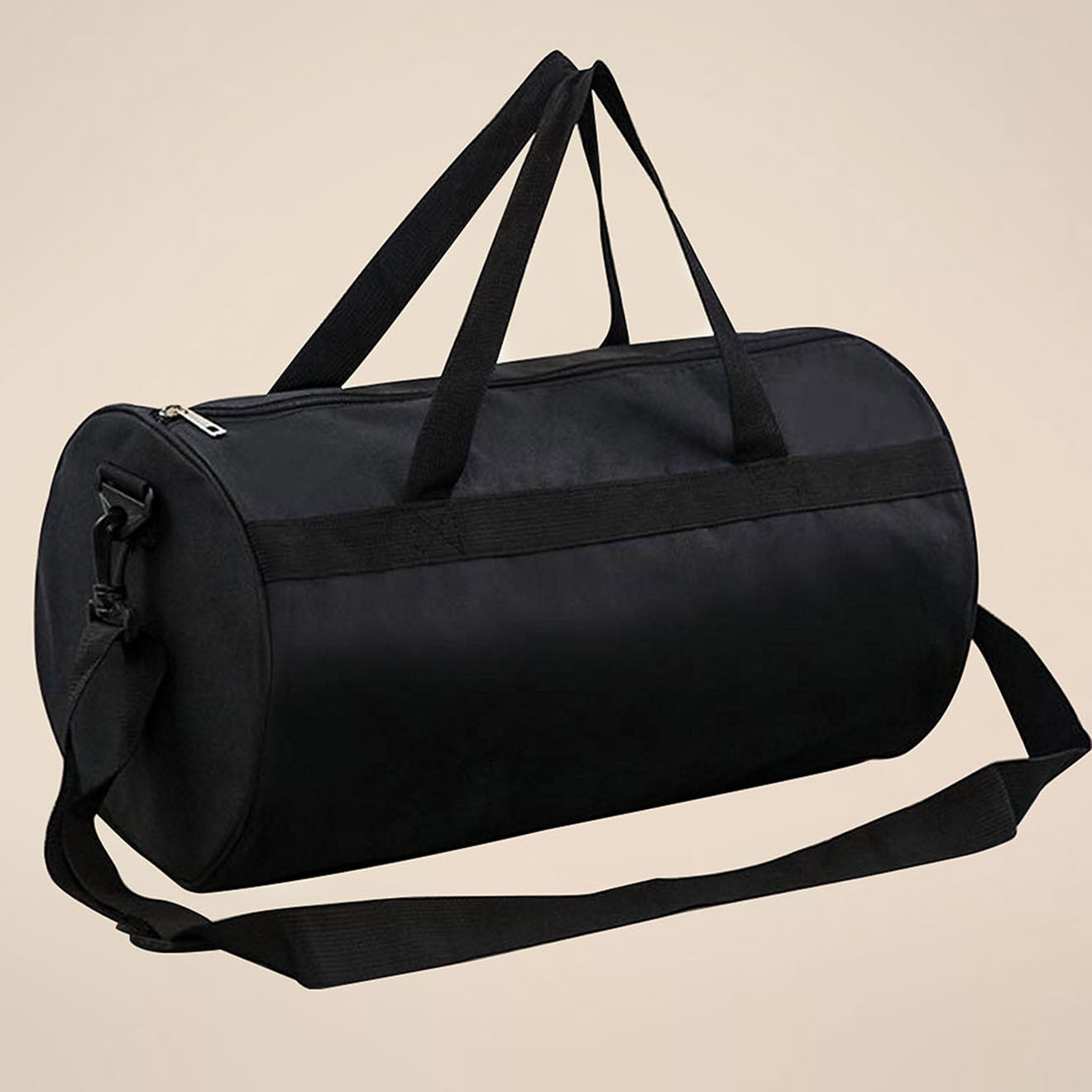 Onamaste Sac de sport noir 50x25 cm