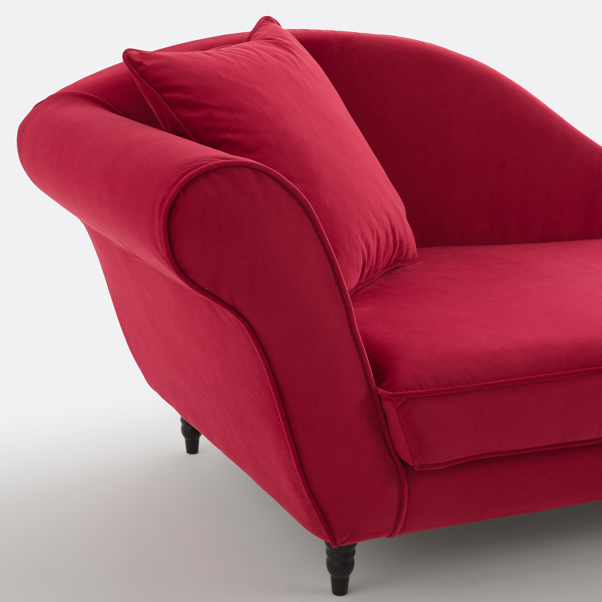 SO'HOME<br>Poltrona comprida em fluweel Batom
